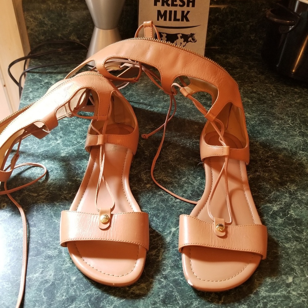 Michael Kors lace up sandals